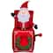 5ft. Animated Airblown® Inflatable Christmas Santa in Pop-Up Box